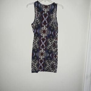 Forever 21 Tribal print size large bodycon dress